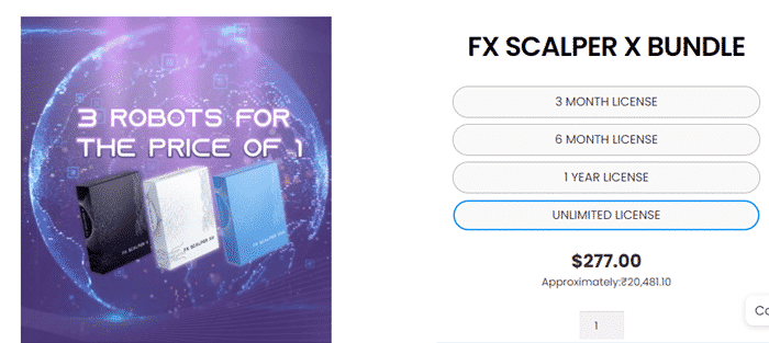 FX Scalper X Price