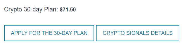 A crypto 30-day pricing plan