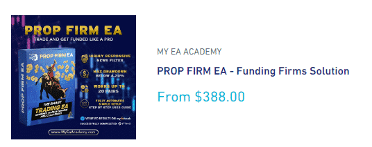 Prop Firm EA’s pricing