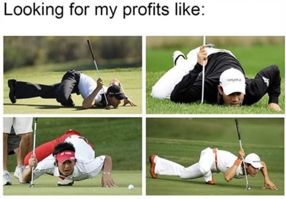 Golfer of the boreal valley, meme