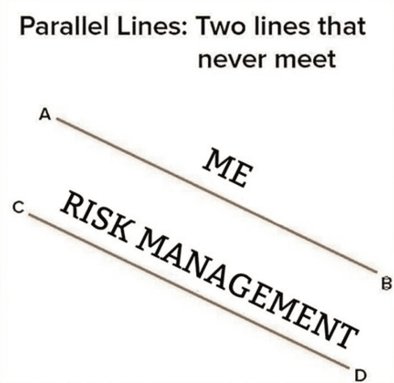 Two lines that never meet, meme