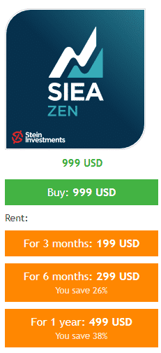 SIEA Zen’s pricing options