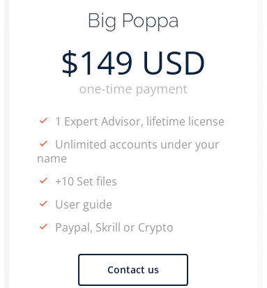 The price of Big Poppa