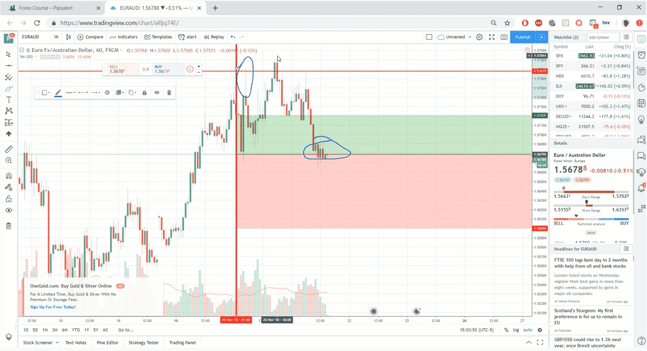 Pips Alert trading results