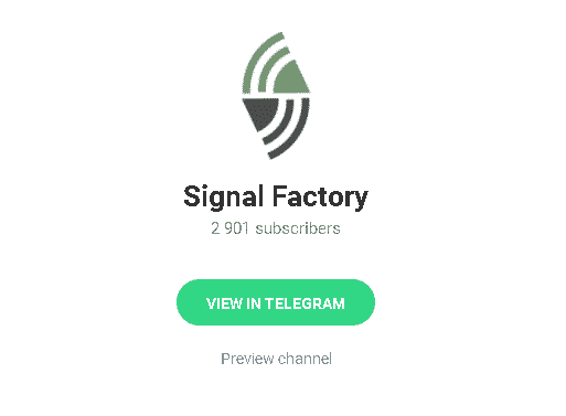 A Telegram group of Signal Factory