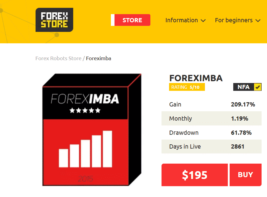 Rating about Foreximba at ForexStore