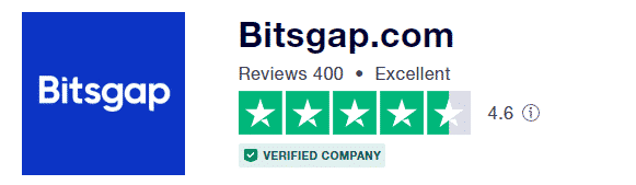 Bitsgap rating on Trustpilot